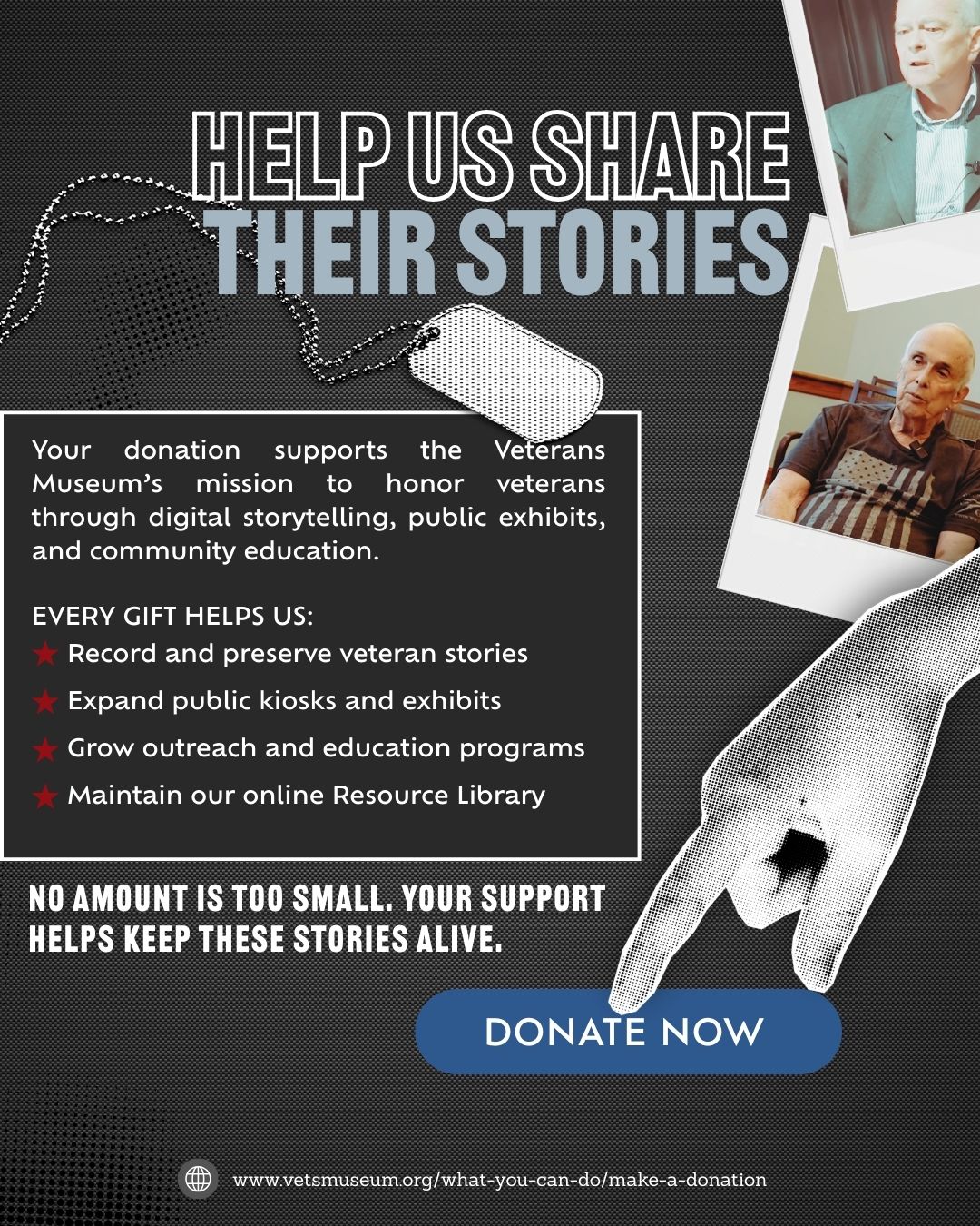 Donate to the Veterans Museum
