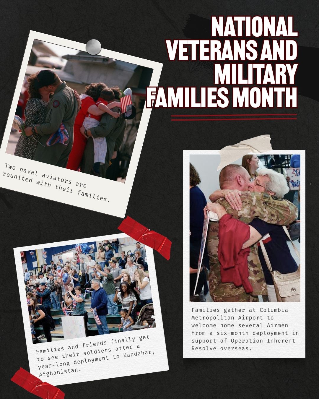 National Veterans and Military Families Month